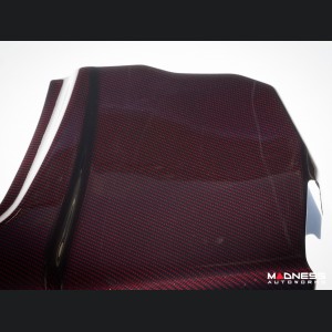 Alfa Romeo 4C Carbon Fiber Engine Cover - Red Candy